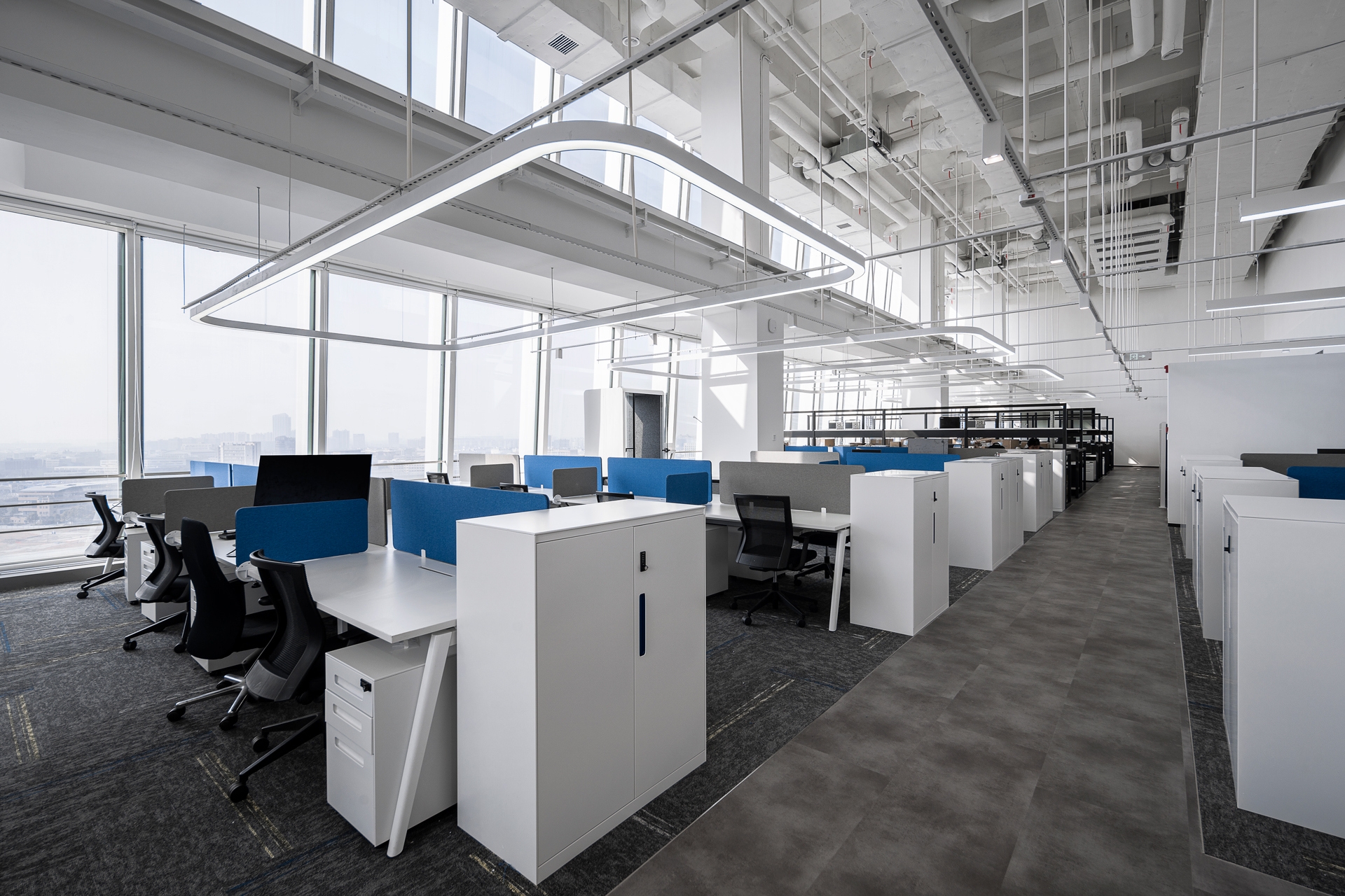 1200平新媒体公司办公室装修设计