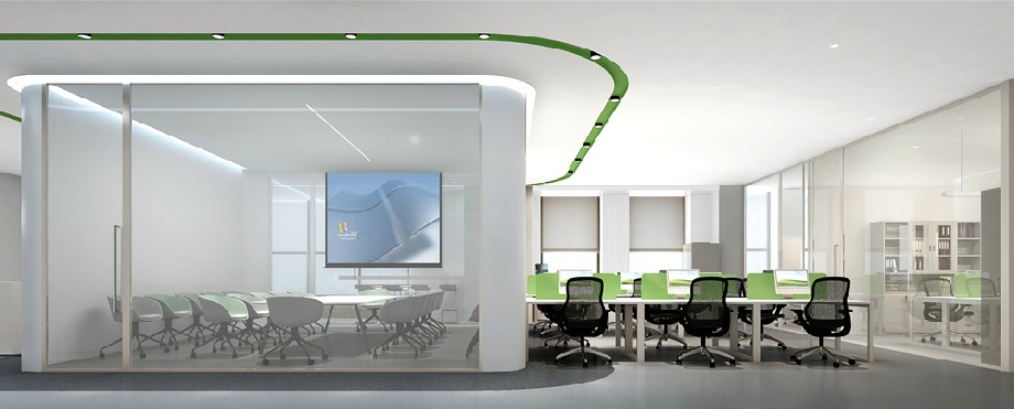 1000平科技公司办公楼设计