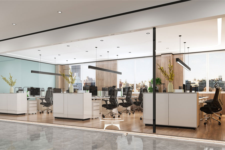 880平方办公室设计装修公司，设计装修办公室公司