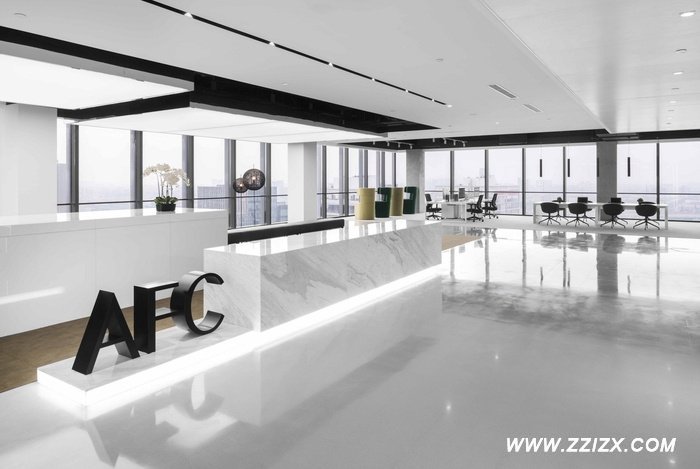 亚洲金融中心办公楼设计装修，现代简约空间效果